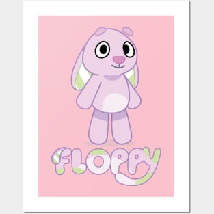 Floppy is bunny rabbit Posters and Art